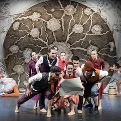 Szene aus DIE REISE ZUM MITTELPUNKT DER ERDE, Foto: Marlies Kross, Theaterfotografin Staatstheater Cottbus, Lizenz: Brandenburgische Kulturstiftung Cottbus-Frankfurt (Oder)