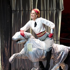 Szene aus DIE LUSTIGE WITWE, Foto: Marlies Kross, Theaterfotografin, Lizenz: Brandenburgische Kulturstiftung Cottbus-Frankfurt (Oder)