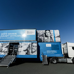 Roadshowtruck der Bundesbank, Foto: Flad & Flad