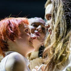 Szene aus ROMEO UND JULIA, Foto: Frank Hammerschmidt, Lizenz: Brandenburgische Kulturstiftung Cottbus-Frankfurt (Oder)