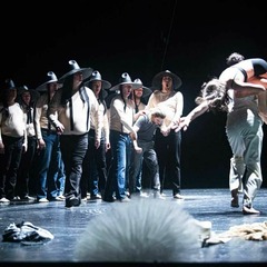 Szene aus L'ORFEO, Foto: Marlies Kross, Theaterfotografin, Lizenz: Brandenburgische Kulturstiftung Cottbus-Frankfurt (Oder)