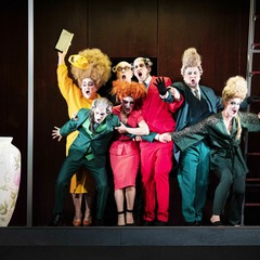 Szene aus LE NOZZE DI FIGARO, Foto: Marlies Kross, Theaterfotografin, Lizenz: Brandenburgische Kulturstiftung Cottbus-Frankfurt (Oder)