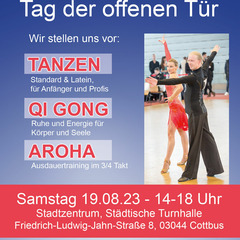 Tag der offenen T&uuml;r beim Tanzsportclub Lausitz Flyer, Foto: Julia Thom