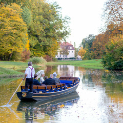 musikalische Gondelfahrt auf den Gew&auml;ssern des Branitzer Parks, Foto: Andreas Franke, Lizenz: SFPM