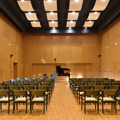 Der Kammermusiksaal im Probenzentrum, Foto: Marlies Kross, Lizenz: Brandenburgische Kulturstiftung Cottbus-Frankfurt (Oder)