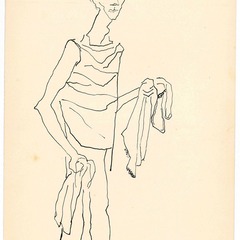 zu Jean Gionos "Der Tr&auml;umer", 1960, Tusche auf Papier, Foto: BLMK, Lizenz: Christa Jeitner