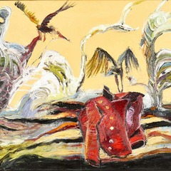 Christine Schlegel, Verloren, 1988, &Ouml;l auf Leinwand, Foto: Tobias Tanzyna, Lizenz: Christine Schlegel