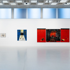 Ausstellungsansicht, Christine Schlegel. L&auml;rmende Stille, BLMK Cottbus, 2024, Foto: Bernd Sch&ouml;nberger, Lizenz: BLMK