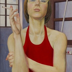 Monika Geilsdorf, Selbstbildnis, 1976, &Ouml;l/Tempera auf Hartfaser, Foto: Winfried Mausolf, Lizenz: VG Bild-Kunst, Bonn 2025