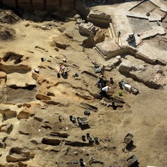 Ausgrabungen auf dem Petriplatz in Berlin, Foto: C. Melisch, Lizenz: Sorbisches Institut