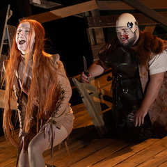 Szene aus DAS SCHLAUE F&Uuml;CHSLEIN, Foto: Bernd Sch&ouml;nberger, Lizenz: Brandenburgische Kulturstiftung Cottbus-Frankfurt (Oder)