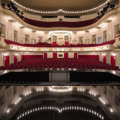 Das Große Haus am Schillerplatz (Blick in den Zuschauerraum), Foto: Marlies Kross, Lizenz: Brandenburgische Kulturstiftung Cottbus-Frankfurt (Oder)