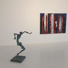 Ausstellungsansicht, Über Schatten Springen. Die Tänzerin Fine Kwiatkowski, BLMK Cottbus, 2025, Foto: BLMK, Lizenz: BLMK