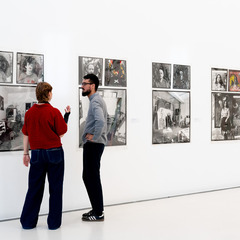 Ausstellungsansicht, Karin Wieckhorst. Begegnungen, BLMK Cottbus, 2025, Foto: Bernd Schönberger, Lizenz: BLMK